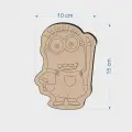 Sevimli Minion Ahşap Boyama Anaokul Etkinlik