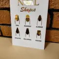 Tırnak Kartelası Pleksi Nail Art Shapes