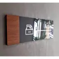 Wooden Seri Yönlendirme Tabela Levha