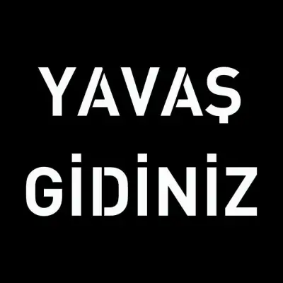 Yavaş Gidiniz Boyama Şablonu 3 mm Ham MDF