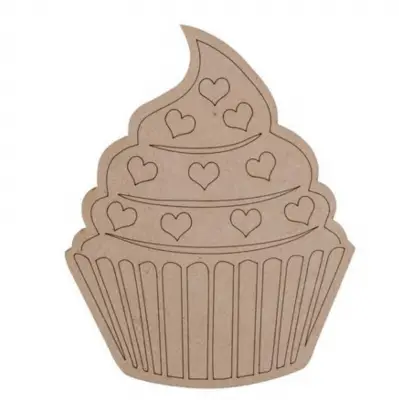 Cupcake Ahşap Boyama