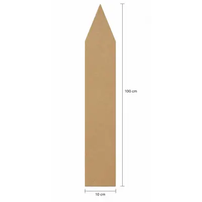 Dev Kalem Boyama Panosu 100x10 cm 3 mm Ham MDF Lazer Kesim
