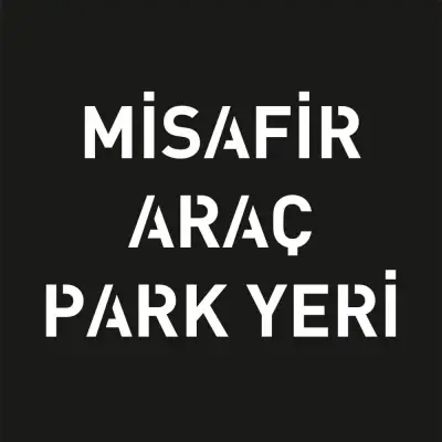 Misafir Araç Park Yeri Boyama Şablonu 3 mm Ham MDF