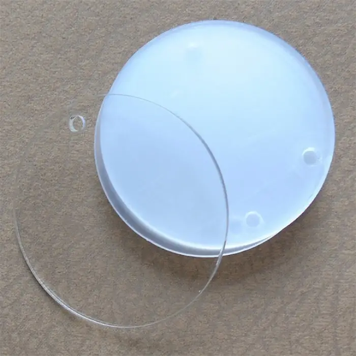 3 mm Şeffaf Pleksi Anahtarlık Baskısız 7 Cm