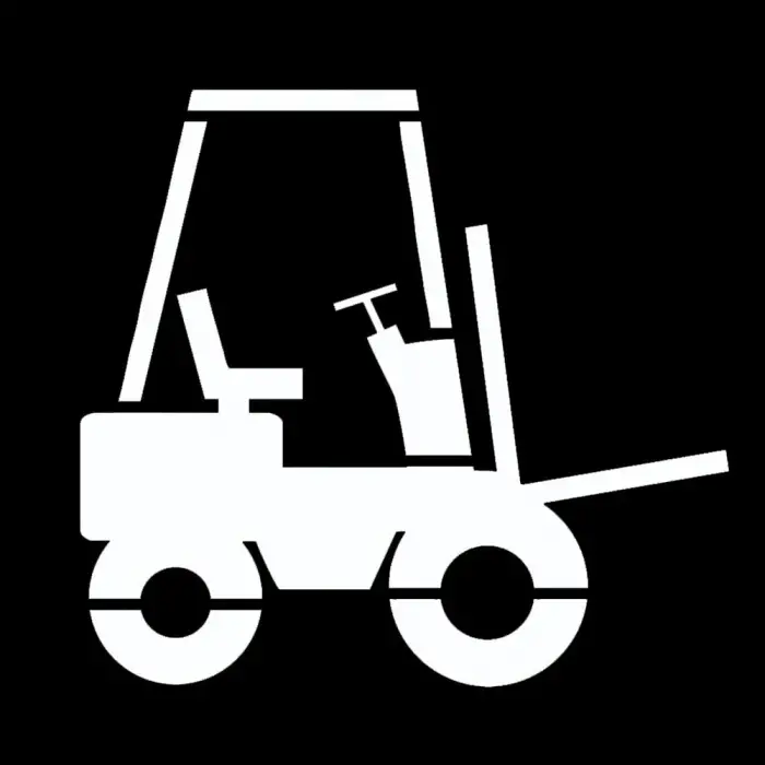 Forklift Boyama Şablonu 3 mm Ham MDF