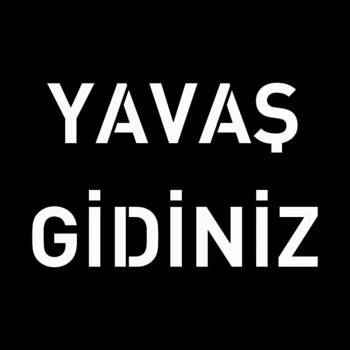 Yavaş Gidiniz Boyama Şablonu 3 mm Ham MDF