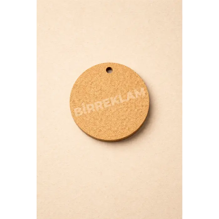 8 Cm Yuvarlak Supla Magnet Tahtası 3 mm Naturel Ham Boyanabilir Ahşap