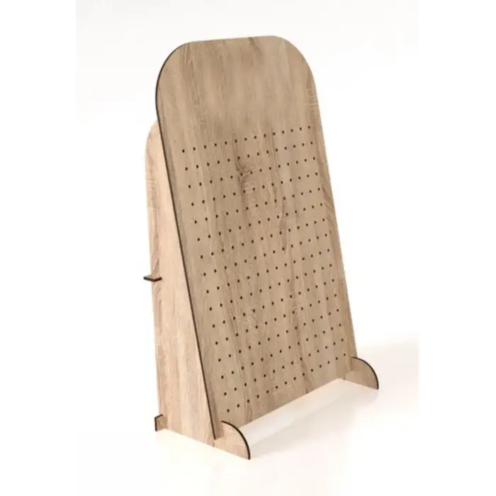 Ahşap Dekoratif Küpe Takı Standı