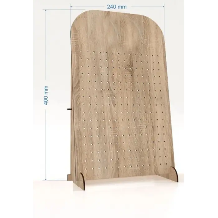 Ahşap Dekoratif Küpe Takı Standı