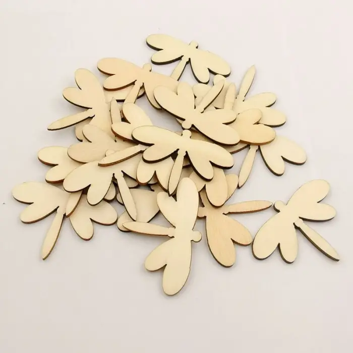 Boyanabilir Ahşap Yusufcuk Kuşu 5x3,5 Cm