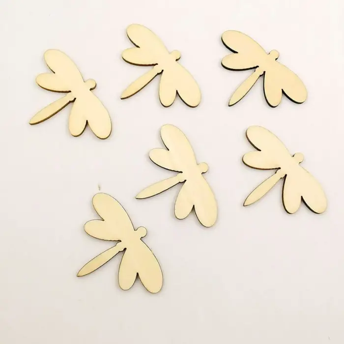 Boyanabilir Ahşap Yusufcuk Kuşu 5x3,5 Cm