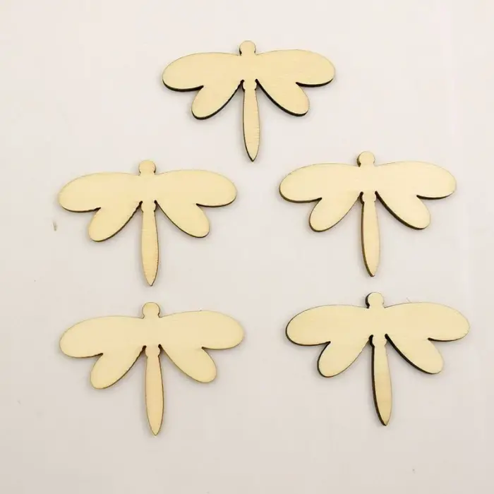Boyanabilir Ahşap Yusufcuk Kuşu 5x3,5 Cm