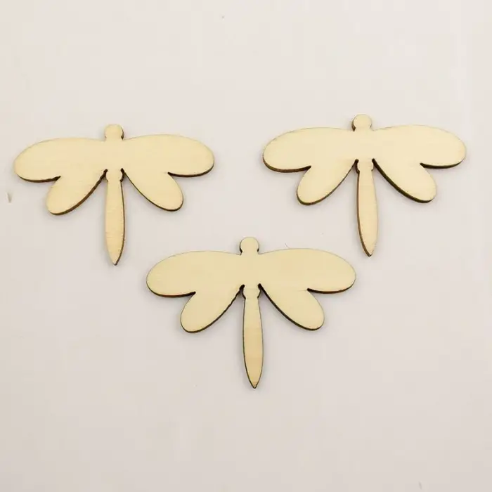 Boyanabilir Ahşap Yusufcuk Kuşu 5x3,5 Cm