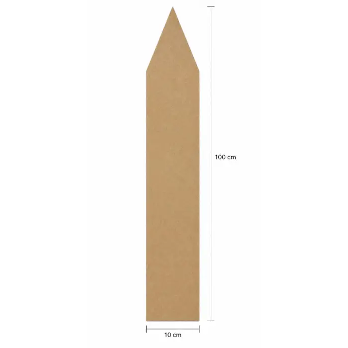 Dev Kalem Boyama Panosu 100x10 cm 3 mm Ham MDF Lazer Kesim