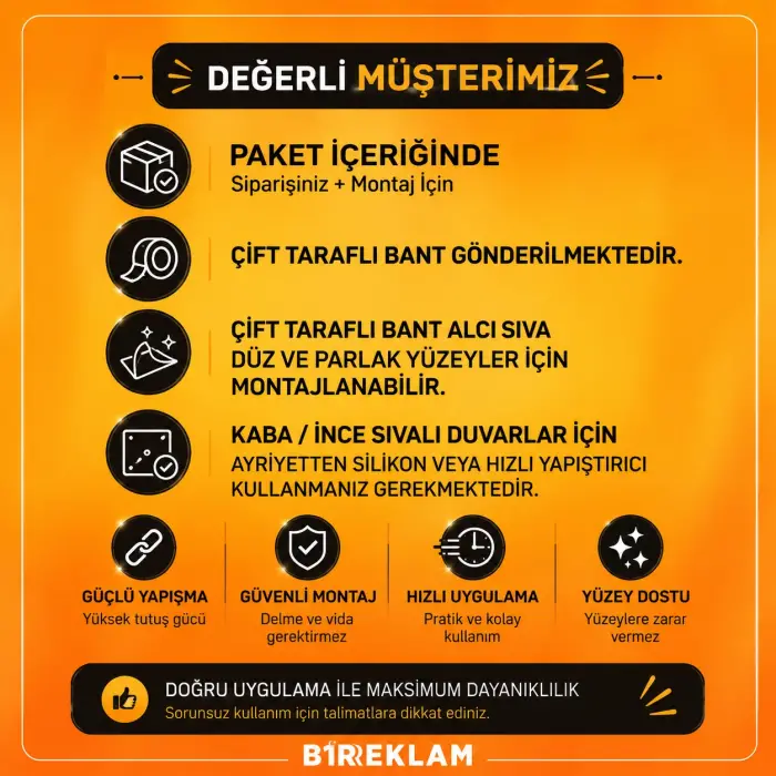 Premium Ahşap Pleksi Sigara İçilmez Tabelası 15 cm | Vidasız Montajlı Dekoratif Levha