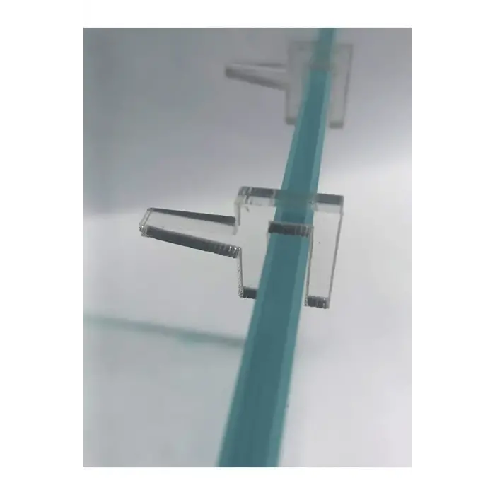 Şeffaf Pleksi Akvaryum Buhar Camı Tutucu 6 mm Cam Uyumlu