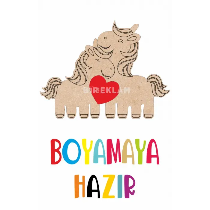 Sevimli Unicorn Boyama Aktivite Sanat Okul Öncesi Anaokulu Kreş Etkinlik