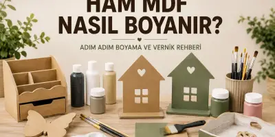 Ham MDF Nasıl Boyanır? Adım Adım Boyama ve Vernik Rehberi