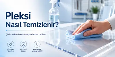 Pleksi Nasıl Temizlenir? Çizilmeden Bakım ve Parlatma Rehberi