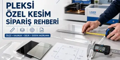 Pleksi Özel Kesim Sipariş Rehberi: Ölçü, Kalınlık ve Dosya Hazırlama