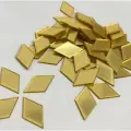2 cm Baklava Dilimi Kendinden Yapışkanlı Pleksi Mozaik Ayna – Gold ve Gümüş Renk Seçenekli