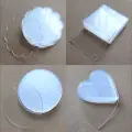 3 mm Şeffaf Pleksi Anahtarlık Baskısız 7 Cm