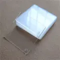 3 mm Şeffaf Pleksi Anahtarlık Baskısız 7 Cm