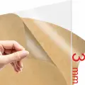 3 mm şeffaf pleksi özel ebat lazer kesim