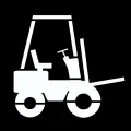 Forklift Boyama Şablonu 3 mm Ham MDF