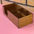 Ahşap Cafe Restoran Oteller için Masa Üstü Peçetelik 30x16