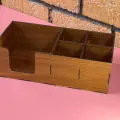 Ahşap Cafe Restoran Oteller için Masa Üstü Peçetelik 30x16
