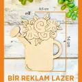 Ahşap Dekoratif Boyanabilir Sulama Kabı Bahar Dekorasyonu Aktivite Kreş