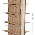 Ahşap Kozmetik Takı Ürün Standı 3 mm mdf Lazer Kesim