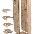 Ahşap Kozmetik Takı Ürün Standı 3 mm mdf Lazer Kesim
