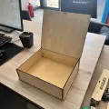Ahşap Kutu Lazer Kesim 25x21x7 cm Demonte