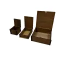 Ahşap Kutu Lazer Kesim 5x5x4 cm