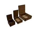 Ahşap Kutu Lazer Kesim 5x5x4 cm