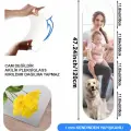 Kendinden Yapışkanlı Akrilik Boy Aynası 120×30 cm | Kırılmaz Hafif Ayna
