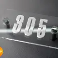 Akrilik Şeffaf Pleksi Kabartma Kapı İsimliği