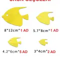 Balık Dekorlu Duvar Dekorasyonu pleksi