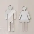 Bay Bayan Wc Kapı Yönlendirme Pleksi