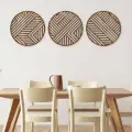 Bohem Ahşap Duvar Dekorasyonu 3lü set 25 cm