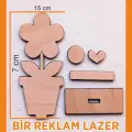 Boyanabilir Bahar çiçekleri saksısı Okul Anaokulu Kreş Aktivite Ektinlik Boyama