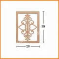 Boyanabilir Dekoratif Desen Duvar Dekorasyonu 39x29 cm mdl10