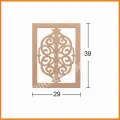 Boyanabilir Dekoratif Desen Duvar Dekorasyonu 39x29 cm mdl2