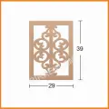 Boyanabilir Dekoratif Desen Duvar Dekorasyonu 39x29 cm mdl3