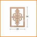 Boyanabilir Dekoratif Desen Duvar Dekorasyonu 39x29 cm mdl7