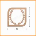 Boyanabilir Dekoratif Desen Duvar Dekorasyonu 39x39 cm mdl12