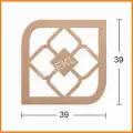 Boyanabilir Dekoratif Desen Duvar Dekorasyonu 39x39 cm mdl13