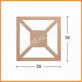 Boyanabilir Dekoratif Desen Duvar Dekorasyonu 39x39 cm mdl15